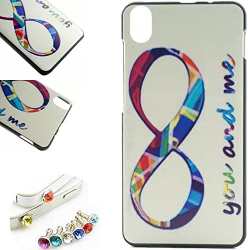 CaseMa-US Protective Hard back Plastic Case Cover Shell for Lenovo S850 (Color 8 MM) With a Free Random Color Dust Plug