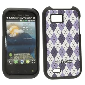 Click here to buy Body Glove Case for HTC MyTouch Q Posh Plaid Snap-on Shell Case - Purple.