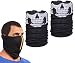 Jstarmart Ridding Black Half Face Mask With Bandana For Men RS.340.00