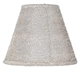 Clear Glass Beads Lamp Shade 3x6x5 (Clip-On)