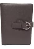 Leather "Ava" Binder Classic - Charcoal