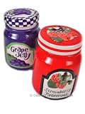 2 Country Jelly & Jam Jars by Boston Warehouse