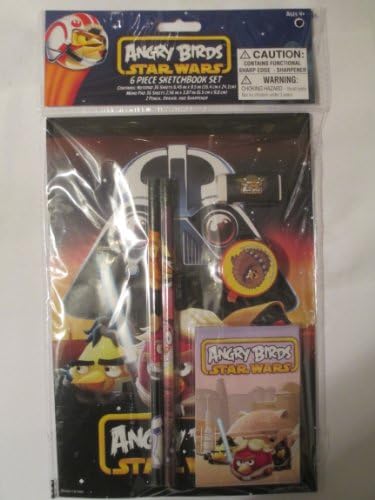 Angry Birds Star Wars 6 piece Sketchbook Set