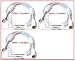 3 Pack -- PTC 6ft Premium GOLD Series HDMI 1.3 Certified Cable in Popular White Color