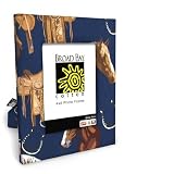 Horses and Horse Saddles Frame Fits 4 x 6 Pictures and Photos GREAT GIFT IDEA for Baby Shower, Wedding, Travel, Scrapbooking, Unique Gifts