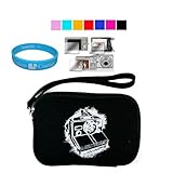 Mini Glove Camera Case for Canon PowerShot SD Series (Black Revolt) + Unive ....