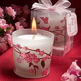 Cheery cherry blossom design candles