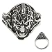 316L CASTING STAINLESS STEEL SKULL RING WIDTH: 22mm