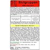 Blutgruppen - Di�t B. Medical Card DIN A5
