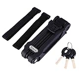 Fafada Foldable Falding Bike Lock, Ultra Strong Harden Steel Anti-theft Bicycle Motorcycle Locks & Security 800mm with 3 Keys