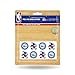 Rico Industries NBA Face Tattoos, 8-Piece Set