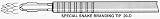 Tip 20D - Detail Master Standard Handpiece with Fixed Tip - Special Tip: Snake Branding Tip