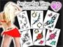 Temporary Tattoos, Sexy Lower Back, 36-Count Packages (Pack of 2)