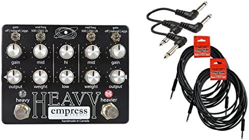 Empress Effects Heavy Multidrive Cable Bundle w/ 4 free Items: 2x 18.6' Strukture Cables, 2x Hosa Patch Cables