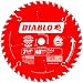 Freud D0740X Diablo 7-1/4 40 Tooth ATB Finishing Saw Blade with 5/8-Inch Arbor, Diamond Knockout, and PermaShield Coating
