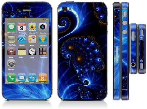 Iphone 4/4S Skin Sticker Decal Full Body Wrap Protection Vinyl Space Chaos