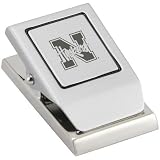 Nebraska Cornhuskers Brushed Metal Message Clip