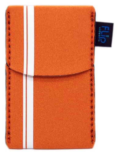 Flip ASP1N Soft Pouch for Flip Ultra Camcorders (Orange)