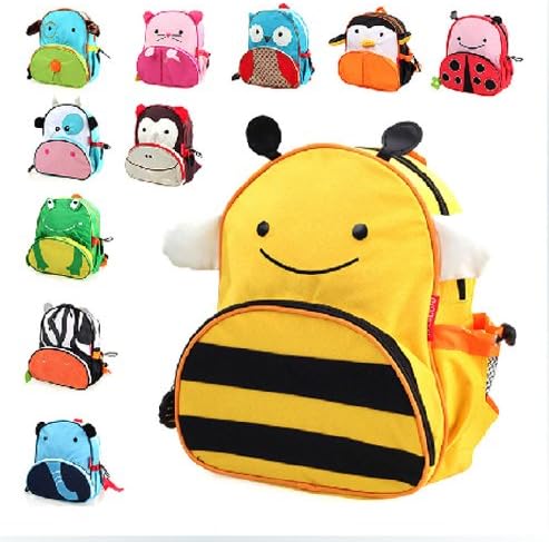 ZETE'S Animal Toddler Backpack Kindergarten Kids Baby Children School Bag Backpacks (Frog)