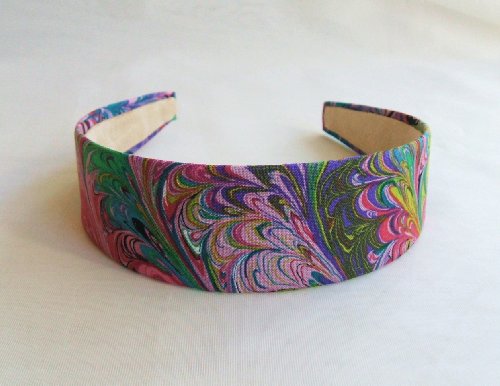 Fun Feather Purple Headband,Made in America.