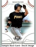 2008 Donruss Threads Baseball Card - Andrew LeFave Washington Nationals Mint Condition - Shipped In Protective ScrewDown Display Case!