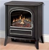 Dimplex Olsen 20 Stove Electric Fireplaces in Gloss Black Finish