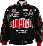 Jeff Gordon DuPont Black Adult Twill Jacket