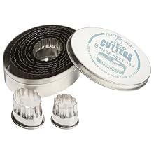 Ateco 9 Piece Fluted Oval Cutter Set