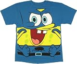 Spongebob Square Pants Costume & Cape Mens T-shirt
