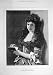 1877 Becker Mantilla Lady Religious Woman Fine Art