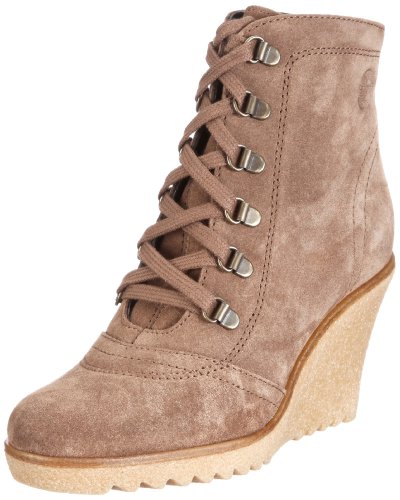 ESPRIT Kiwi Lu Bootie W10360, Damen Stiefel, Beige (dark beige 252), EU 38