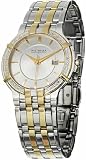 Wittnauer Warwick Men's Two Tone Steel, Silver Dial Quartz Diamond Watch 12E027