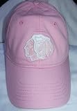Chicago Blackhawks Womens Pink Cotton Relaxed Style Hat Cap