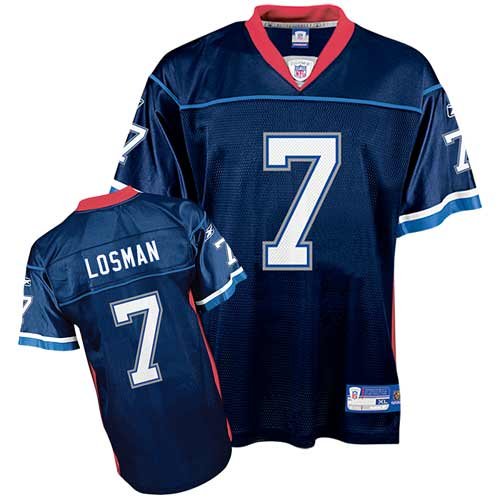 J.P. Losman Reebok NFL Navy Replica Buffalo Bills Youth Jersey