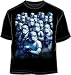 Star Wars Cool Blue Storm Young Mens Black T-shirt