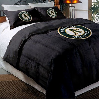 Oakland Athletics Embroidered Twin Comforter Set