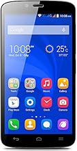 Honor Holly Smartphone (5 pollici, Touchscreen, Quad-Core, 1GB RAM, 16GB ROM, fotocamera principale da 8MP, fotocamera frontale da 2MP, Android 4.4, Emotion Laucher) Nero