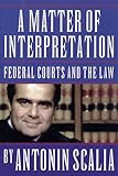 A Matter of Interpretation: Federal Courts and the Law (The University Center for Human Values Series)