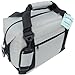 Polar Bear Coolers - Original Nylon Soft Cooler Bag - Insulated Leak Proof Beach Cooler Bag, Small Thermal Bags for Travel - Heavy Duty & Portable - Sweat Proof Picnic Carrier - Silver, 12 Pack