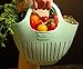 Hutzler Mini Colander garden basket, Small, Eggshell Blue