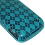 Amzer Luxe Argyle Skin Case for Blackberry Curve 8520 (Blue)