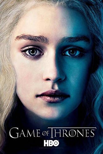 Game of Thrones Daenerys Stormborn Mother Of Dragons Silk Canvas Poster HD movie posters pictures for wall 18'' 30'' 36'' 04 - 24x36 inches