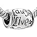 Live Love Laugh 925 Sterling Silver Beads Fits