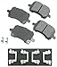 Akebono ACT1160 Proact Ultra Premium Ceramic Disc Brake Pad kit, grey
