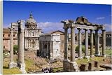 Temple of Saturn and Santi Lucia e Martina - 20 Inch Canvas Print (51cm) by Robert Harding