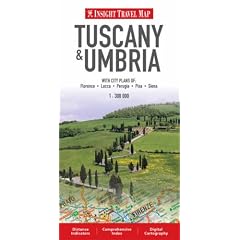 Tuscany and Umbria Insight Travel Map