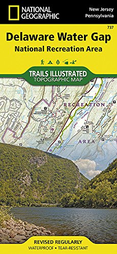 delaware water gap national recreation area national geographic trails illustrated map