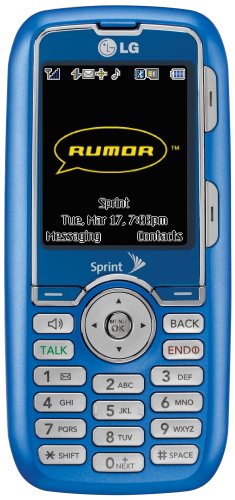 LG Rumor LG260 Phone, Blue