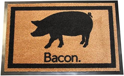 Wacky Mats - 19004504 - Bacon - Pig - Door Mat 2' x 3