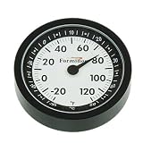 (Stick On) Black and White Thermometer